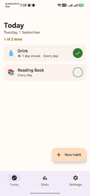 HabitStreak - Habit Tracker Screenshot 0