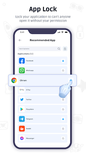 App Lock Fingerprint, Password Screenshot 2