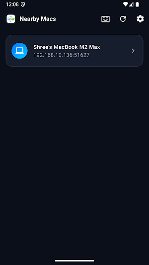 DroidMac Screenshot 2