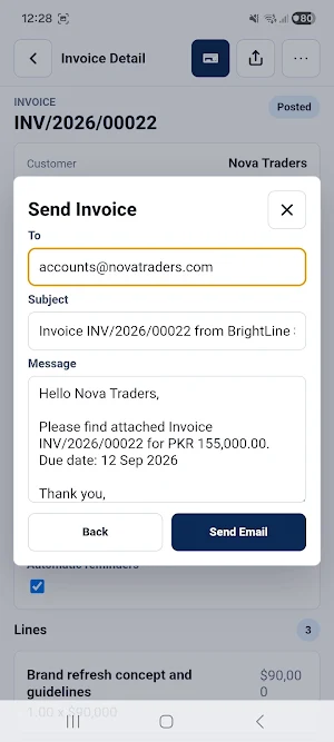 Khatay Invoice Screenshot 3