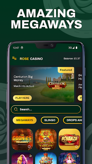 Rose Casino UK Slots Screenshot 2
