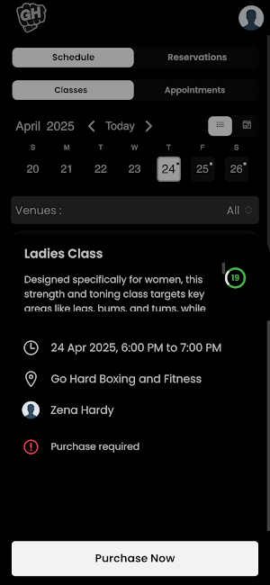 GH Boxing & Fitness Screenshot 0