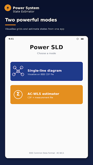 Power System State Estimator Screenshot 0