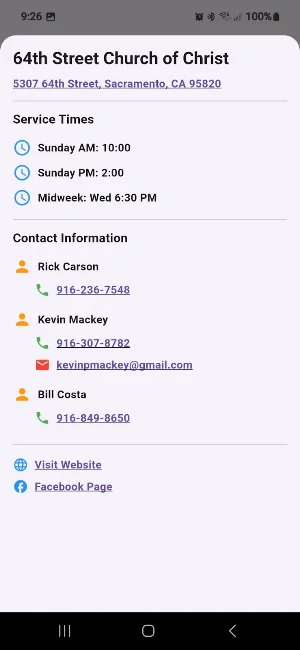 My Church of Christ Screenshot 3