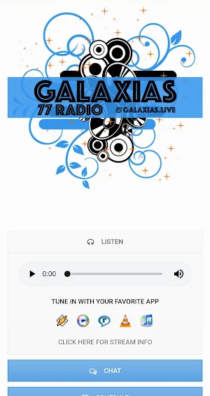 Galaxias 77 Radio Screenshot 0