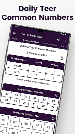 Teer Pro Predictions & Results Screenshot 2