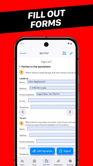 eSign Documents - SigPDF Screenshot 0