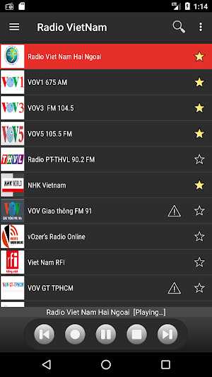 RADIO VIETNAM Screenshot 1