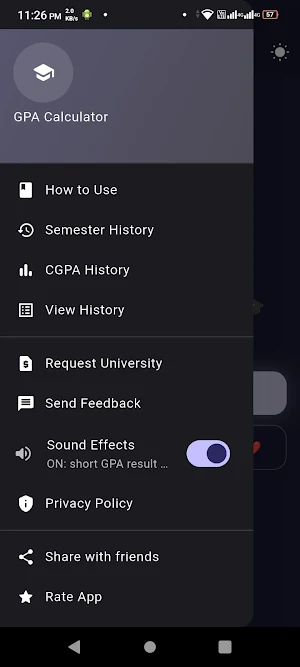 GPA & CGPA Calculator Screenshot 1