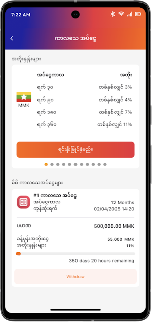 Spring Development Bank Screenshot 2
