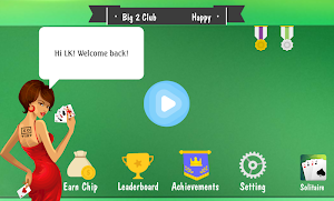 Big 2 - Chinese Poker Offline Screenshot 0