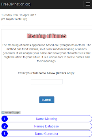 Name Meaning & Horoscope Signs Screenshot 1