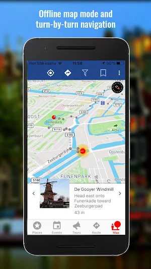 Amsterdam Travel Map Guide in  Screenshot 3