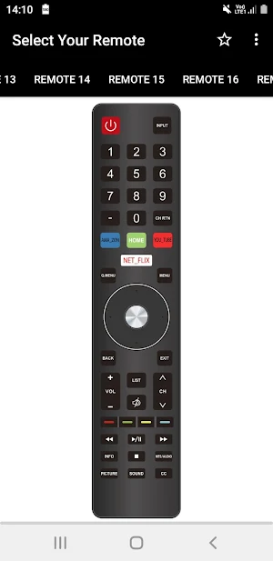 RCA TV Remote Screenshot 3