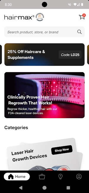 Hairmax® Screenshot 1