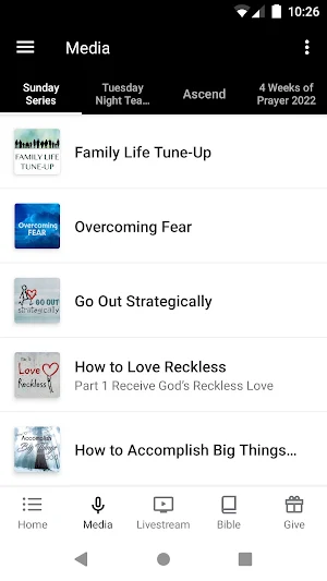 Foothills Community Church Screenshot 1