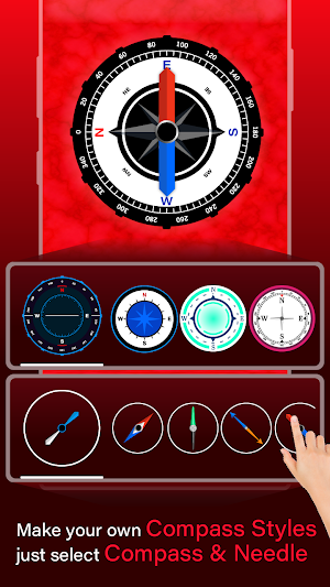 Locked Location Path Compass Screenshot 2