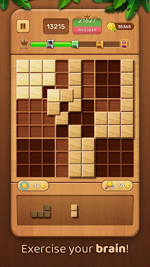 Wood Block -Sudoku Puzzle Game Screenshot 2