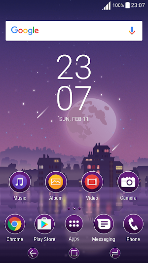 Night Live Wallpaper | Free Xperia™ Theme Screenshot 0