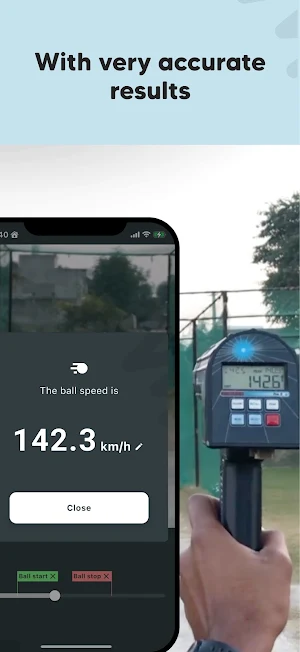 Bowling speed Meter - accurate Screenshot 2