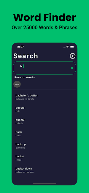 Tagalog Dictionary English Screenshot 2