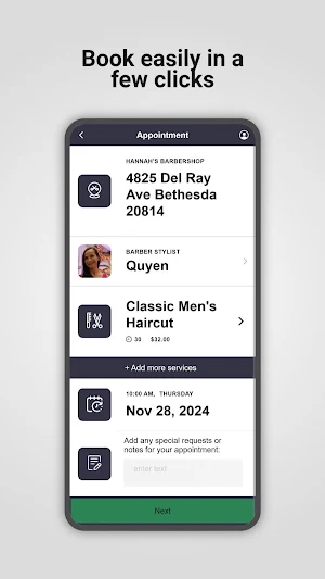 Hannah's Barbershop Screenshot 2