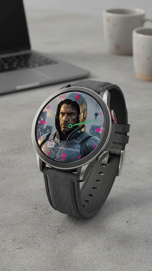 Cyber Armor Watch Face Screenshot 0
