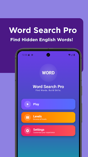 Word Search Pro Game Screenshot 1