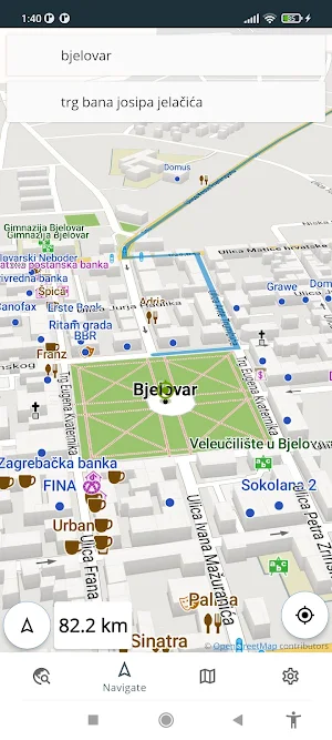 Croatia Offline Map Screenshot 1