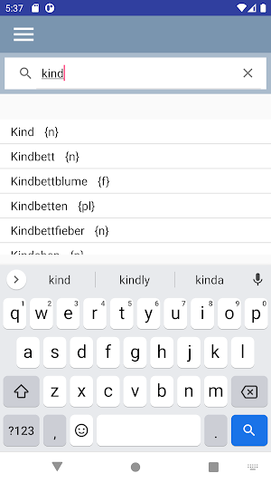 German Article Finder Screenshot 0