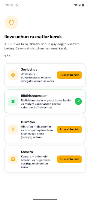 ABS Go Driver: Для водителей Screenshot 1