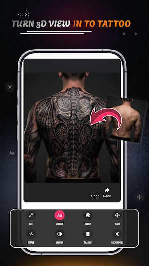 Inkhunter : 3D Tattoo Preview Screenshot 2