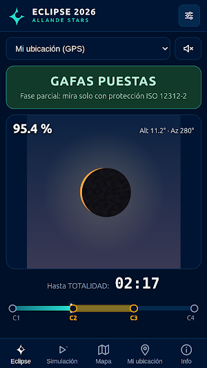 Eclipse 2026 · Allande Stars Screenshot 1