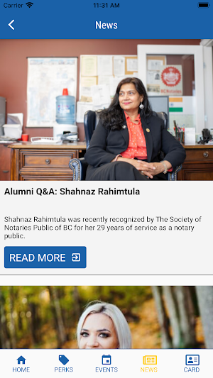 CapU Alumni Perks Screenshot 2