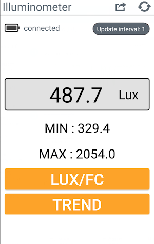 illuminometer Screenshot 0