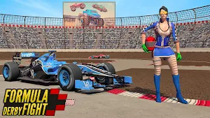 Formula Car Crash Derby : Demolish Car Games 2020 Screenshot 0