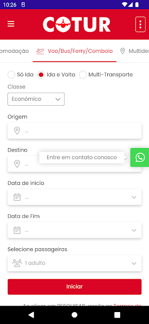 Cotur App Oficial Screenshot 0