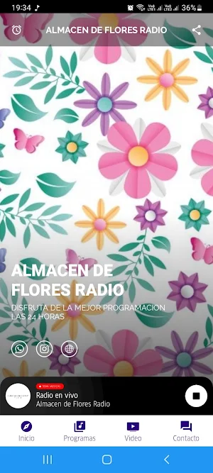 Almacén de Flores Radio Screenshot 2
