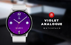 Violet Analogue Watch Face Screenshot 0