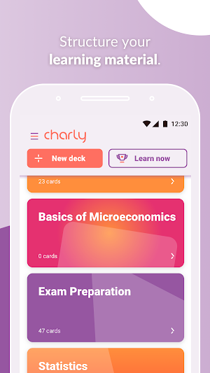 charly education -- Your learning app Screenshot 2