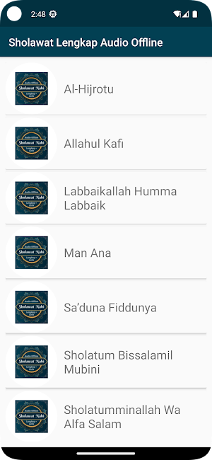 Sholawat Lengkap Audio Offline Screenshot 0