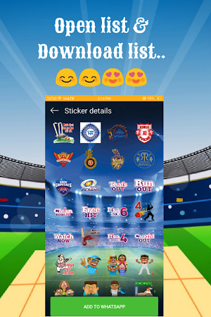 IPL Stickers for Whatsapp - IPL WAStickerApps Screenshot 3
