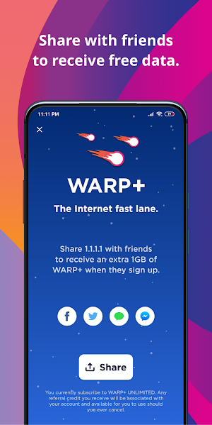 1.1.1.1: Faster & Safer Internet Screenshot 3