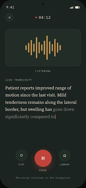 Verbatio: Offline Transcribe Screenshot 1