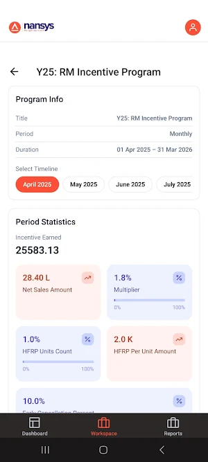 Nansys Employee Portal Screenshot 1