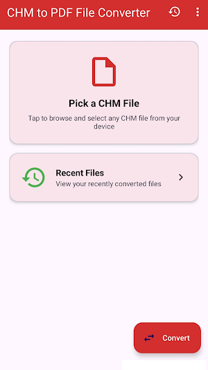 CHM to PDF File Converter Screenshot 1