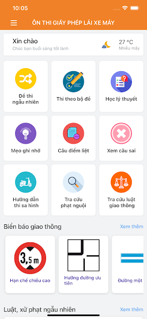 Ôn Thi GPLX - Xe Máy Screenshot 1