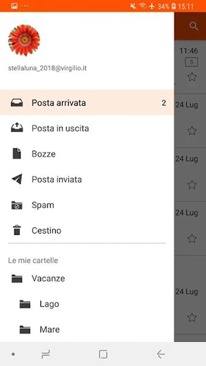 Virgilio Mail - Email App Screenshot 1