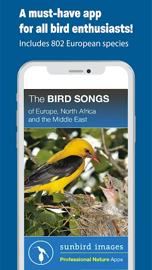 BIRD SONGS Europe, North Africa + Middle East Screenshot 0