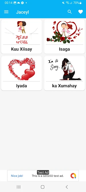 Jaceyl - Somali Love SMS 2023 Screenshot 1